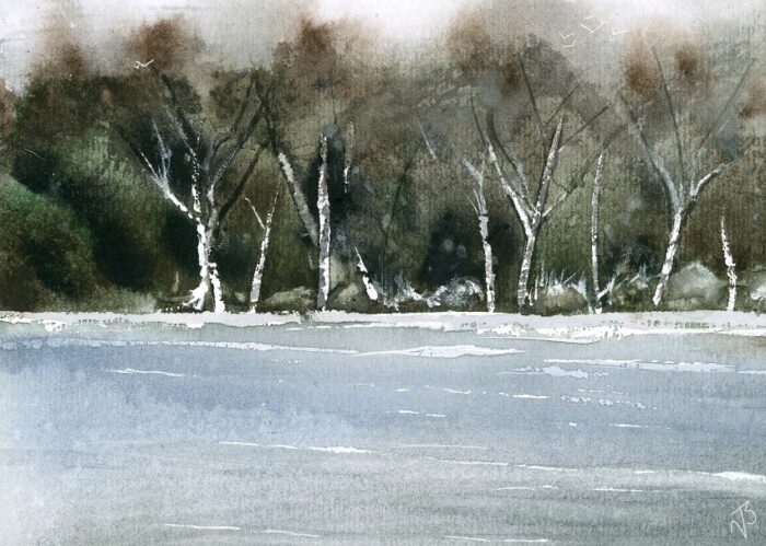 Lakeside_Trees-Landscape-Art-Print