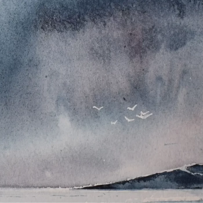 "The Isles" - Original Watercolour artwork. SALE Was £215 - Image 4