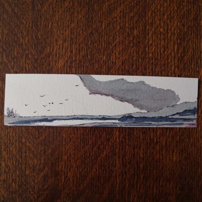 BOOKMARK - Original Watercolour "Seascape 003" - Image 2