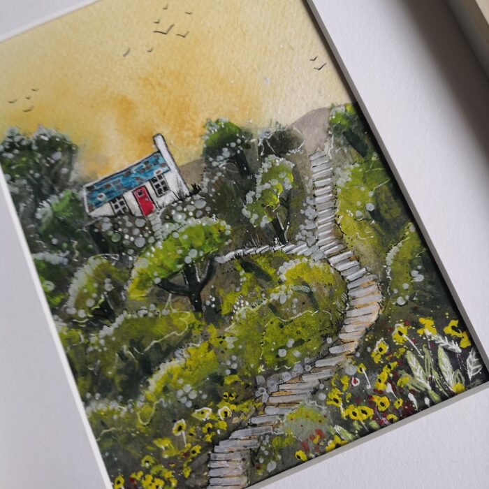 "Whisperwood Cottage" - Original Watercolour & Pen