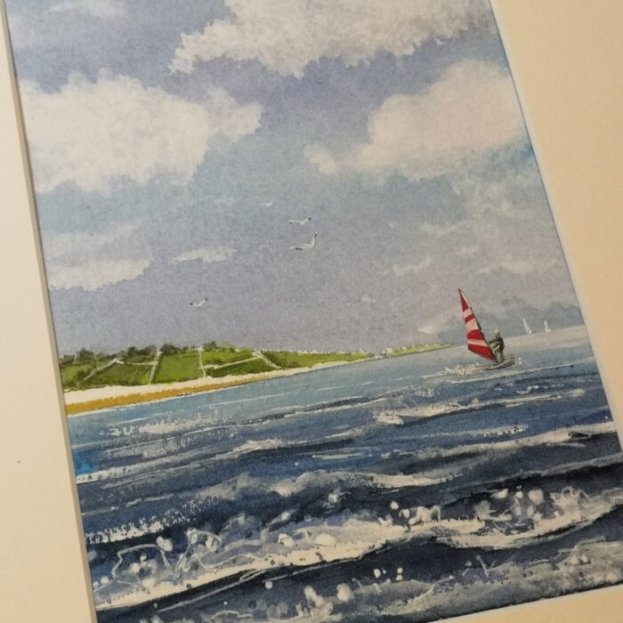 "Afloat In The Breeze" - Original Watercolour