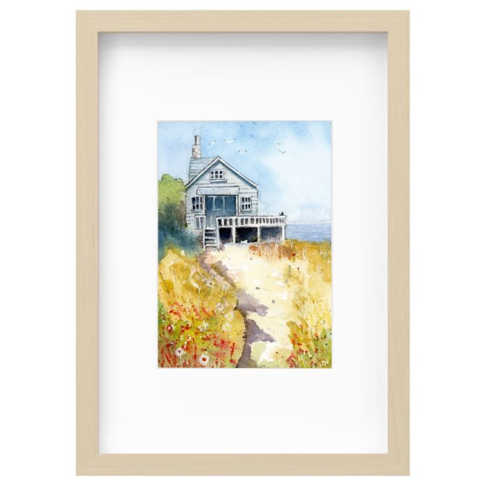 "Beach House" - Original Watercolour