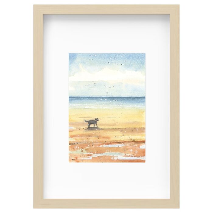"Happy Hound" - Original Watercolour