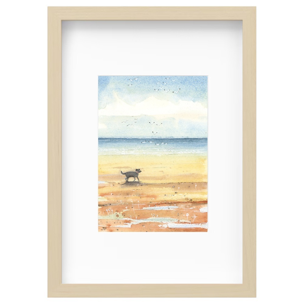 "Happy Hound" - Original Watercolour